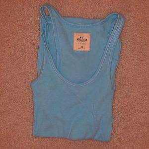 Hollister light blue basic tank top